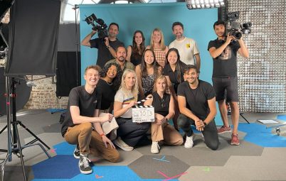 Behind the scenes of a Sunday Treat production.